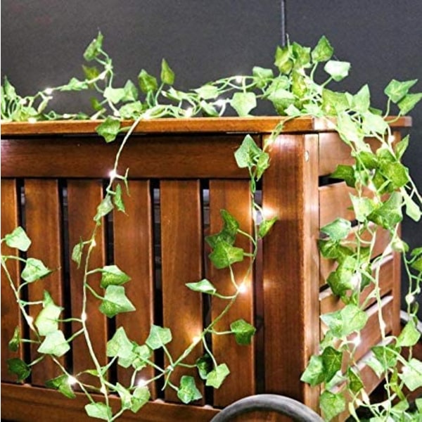 Better Life Attic Ivy Lyskæde, Vinstokke med LED-Fehøjlys (16,5ft)