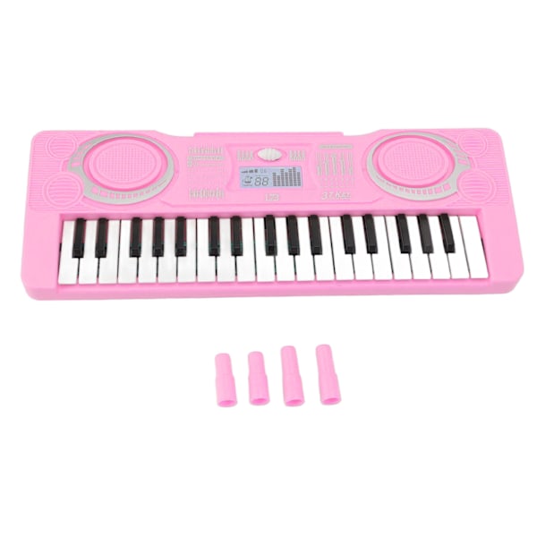 Kid Keyboard Piano Toy 37 Keys Improve Hand Eye Coordination Music Educational Instrument Pink