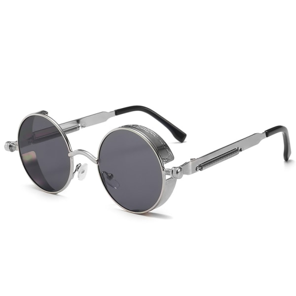 Rektangelmode båglösa solglasögon för kvinnor män Gangster 90-tal ramlösa nyanser retro vintage trendiga glasögon