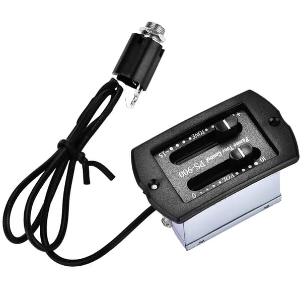 2-bånds forforsterker EQ Equalizer Piezo Pickup System for gitar erstatningsdel tilbehør