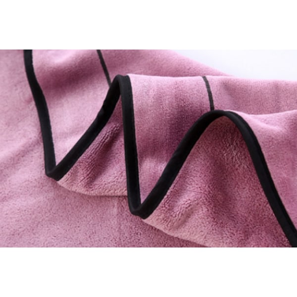 Mikrofiber håndklæde ansigt håndklæde sæt til badeværelse 2Pack, 27,5 tommer x 55 tommer  Hurtigtørrende mikrofiber koral fløjl absorberende lilla