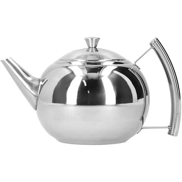 Tekande, 2l tekande lavet af rustfrit stål kaffekande med aftagelig infusionsfilter til brygning af løs te