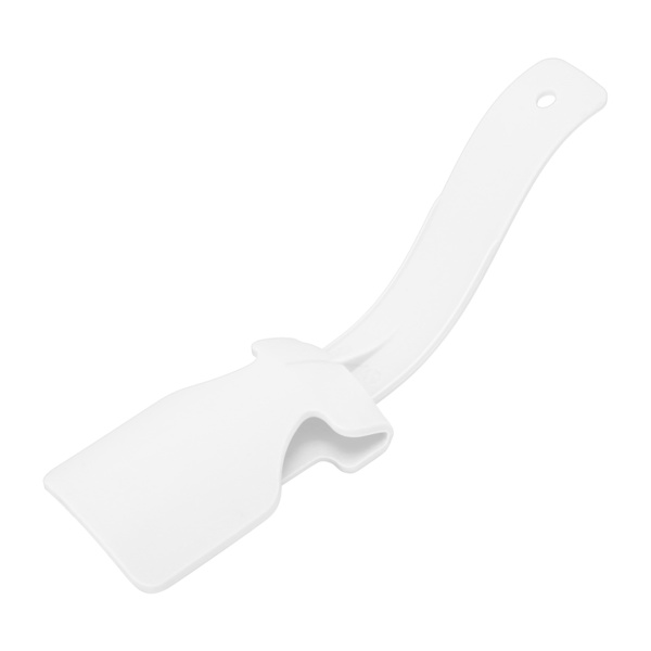 Professionel skohorn til voksne børn, ældre, rejser, bærbar, ergonomisk skohjælper, hvid