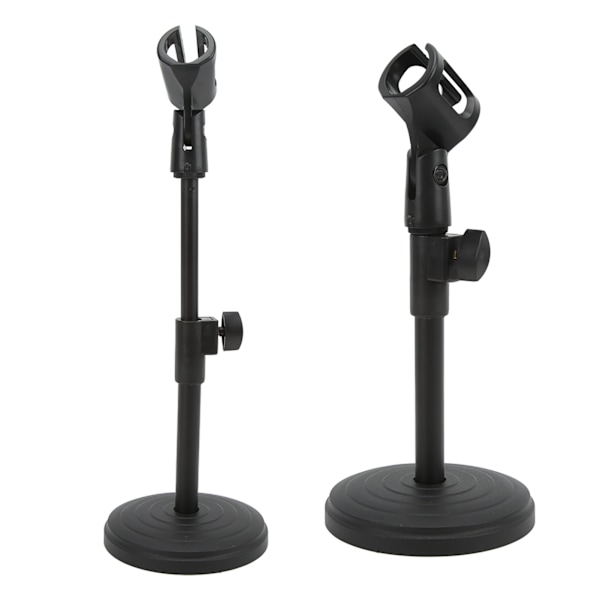 Desktop Metal Tripod Fällbar Mikrofonstativ Justerbar Vinkel Disc Mikrofonfäste Hållare Stativ