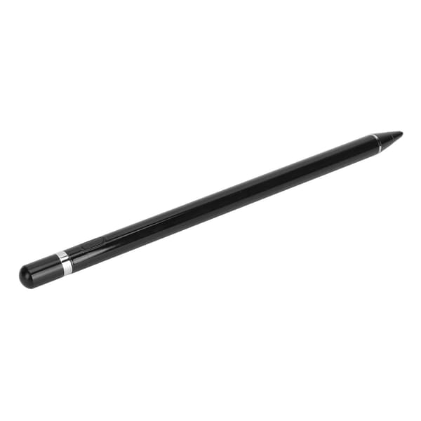 Universal Stylus Pen Magnetisk Penhætte Åben og Brug 95mAh Micro USB Touch Screen Penne til Smartphone Tablet Computer Sort