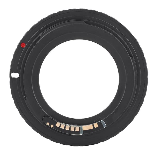 M42-EOS/EF objektivadapterring til M42 skrueobjektiv, der passer til Canon EOS/EF-monteringskamera