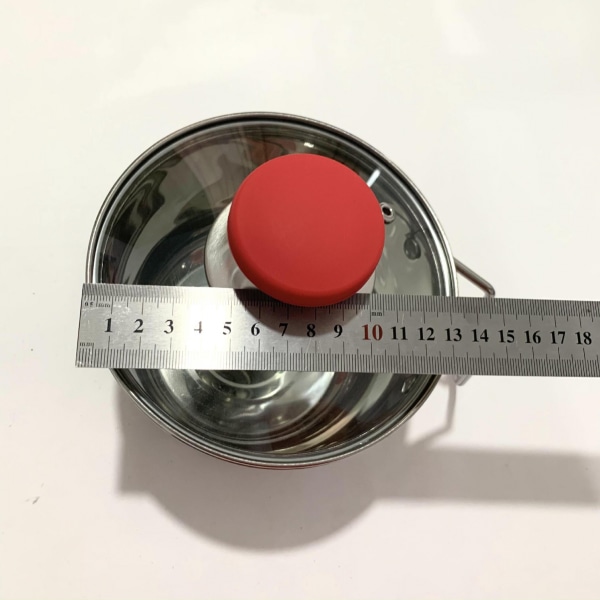Rostfri kastrull med hällpip, kastrull med lock, minimiölkpanna med pip - perfekt för att koka mjölk, sås, såser