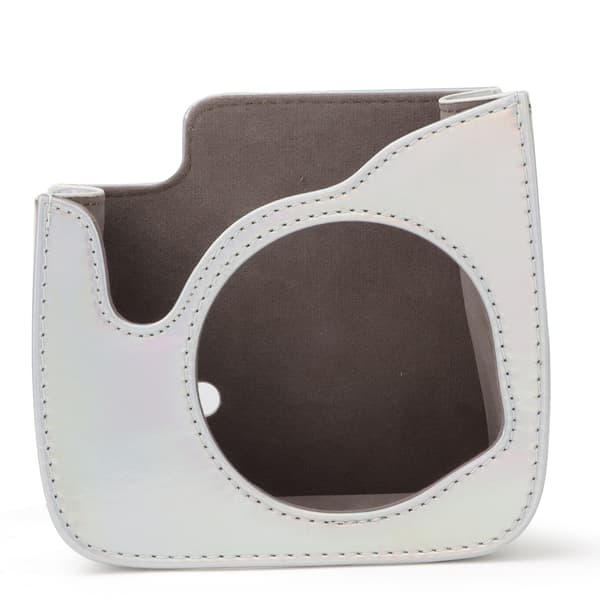 Skyddande väska med axelrem för Instax Mini 8/8+9 (Silver)