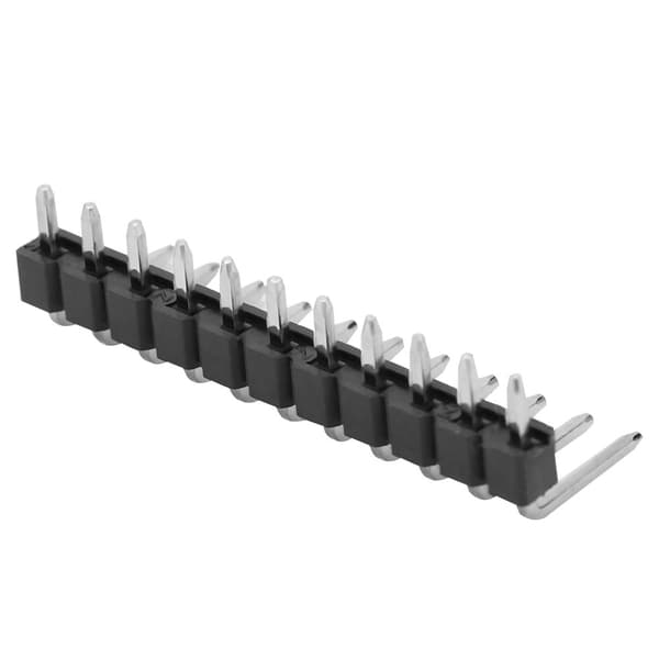 10 stk. 11-bens han single row 2,54 ben stift header stik til guitar pickup