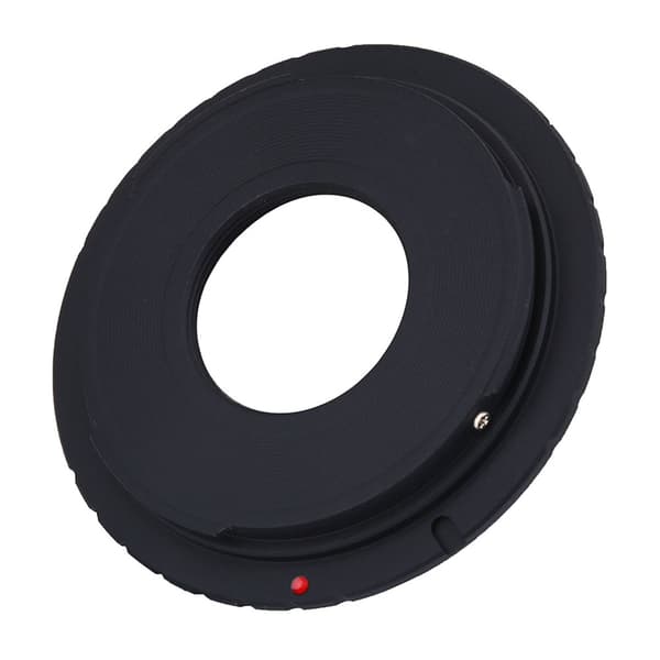 1 stk C Mount skruemonteringslinseadapterring til Canon EOS EF Mount DSLR-kameraer