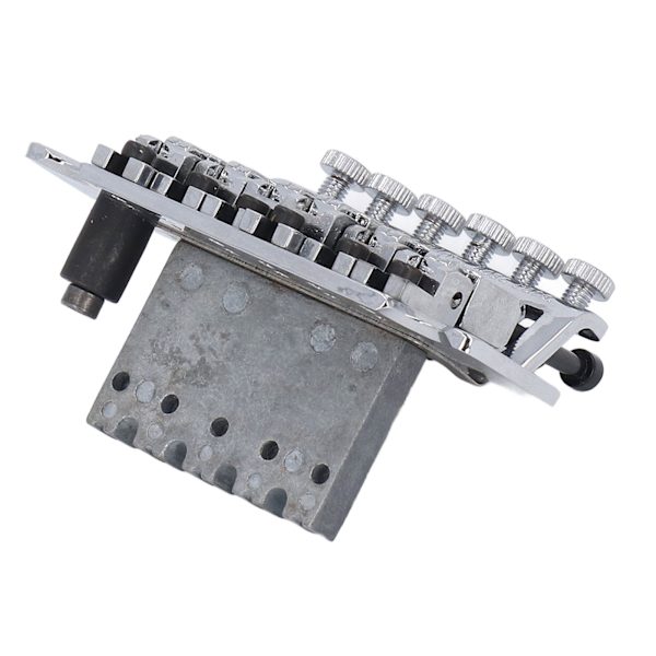 Silver 6-strängad gitarrstall set med tremolo stall montering pawl metall vänsterhänt elgitarr stall set