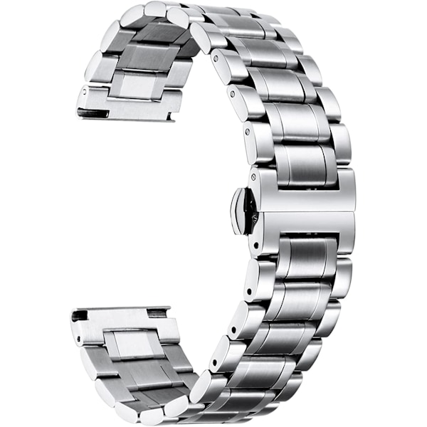 Ruostumattomasta teräksestä valmistetut rannekkeet suorilla ja kaarevilla päillä, 5 väriä (kulta, hopea, musta, ruusukulta, kulta-hopea kaksiväri)  Koko (19 mm) Ystävänpäivälahjat