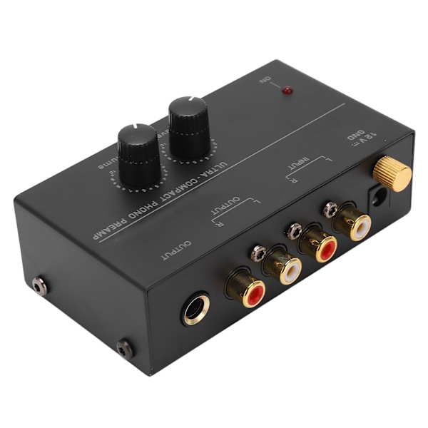 Phono Preamp Preamplifier Kompakt Platespiller Signal Preamplifier 100‑240VAC