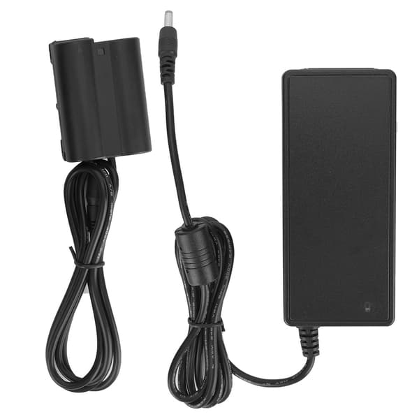 En EL15 fullt kodet ekstern dummybatteri strømadapter for Nikon D500 D600