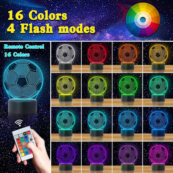 FC Porto USB 3D Anime Nattlampa Atmosfärisk LED Bordlampa Julgåvor för fotbollsälskare Dekorativ lampa för barnrum