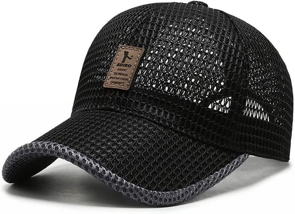 Sommar Mesh Baseball Cap Trucker Mesh Hat Baseball Cap för Män Kvinnor Utomhussporter