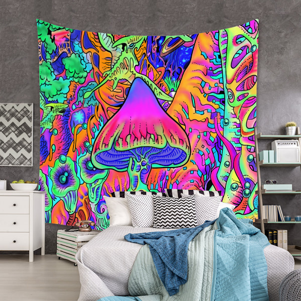 Taide Koti Sisustuslahjat Mandala Bohemian Tapetti Sopii Makuuhuoneen Koristeluun (01-2, 39 x 59 tuumaa)