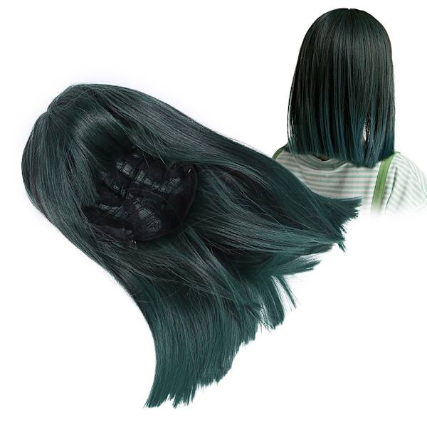 Naisten Upea Suora Ponnare Peruukki Lady Muodikkaat Cosplay-Puolue Synteettiset Peruukit 36cm