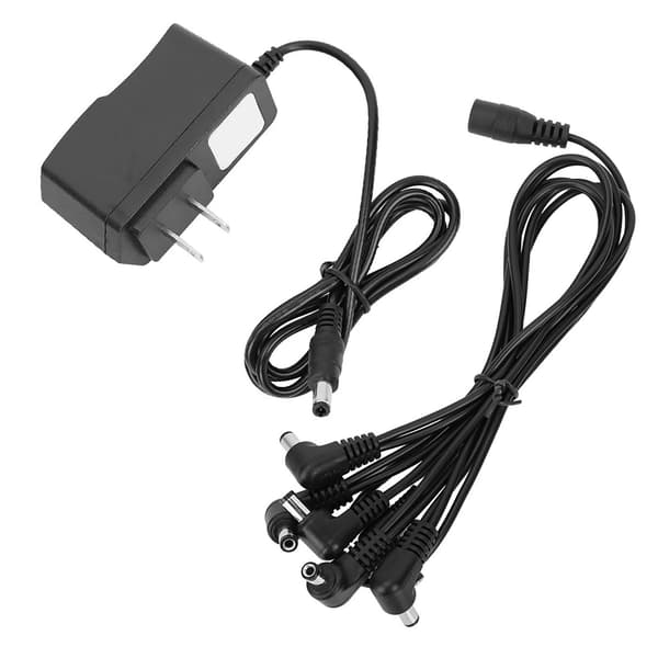 Profesjonell gitar effektpedal strøm 9V adapter 100‑240V