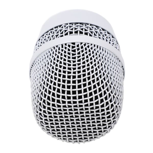Kulehode Mesh Mikrofon Grille Erstatning Mikrofon Kulehode Mesh Grille for Baier BBS 666 Hvit
