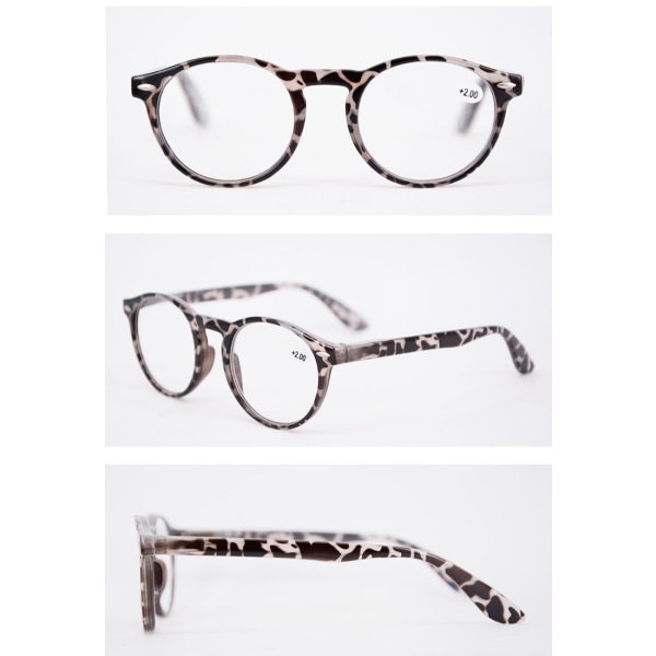 Läsglasögon för kvinnor och män - Fashion Reader Glasses med bekväma fjädergångjärn för läsning