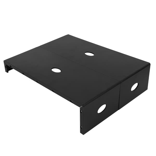 2 stk. Gitarpedalbrett Luftfartsaluminium Effektplate Musikk Instrument Tilbehør Svart