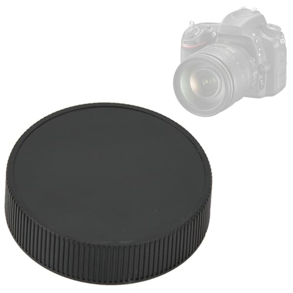 5 stk. bærbare sorte bageste objektivdæksler i plast til Leica LR-kamera