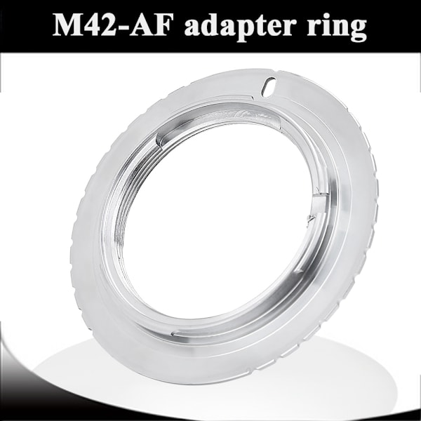 1 st robust koppar M42-objektivadapterring för Minolta AF-kameror