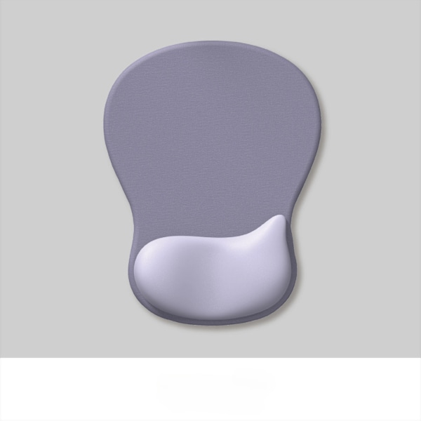 Gradient Ergonomisk Musemåtte Komfortabel Håndledsstøtte Skridsikker Musemåtte Blød Musemåtte Håndledshvile Computer Silikone Musemåtte purple