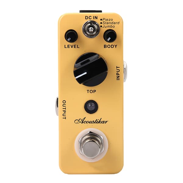 Professionel akustisk guitar effektpedal True Bypass Full Metal Shell