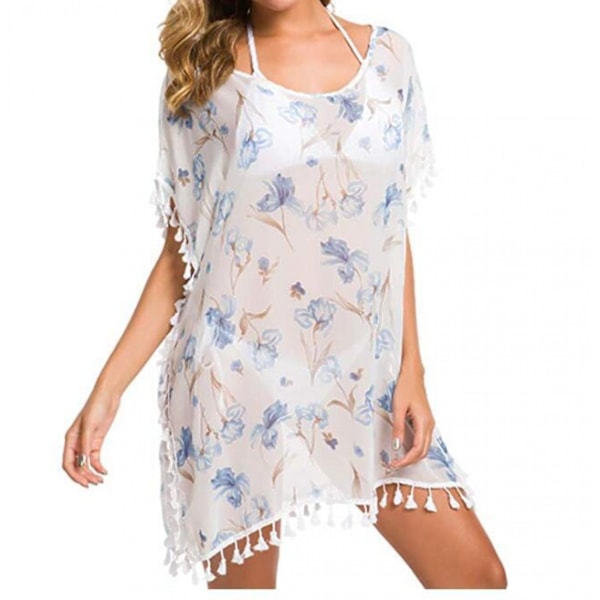 Wekity hæklet chiffon-badedragt til kvinder, strandbikini-cover-ups til badetøj (YT001)