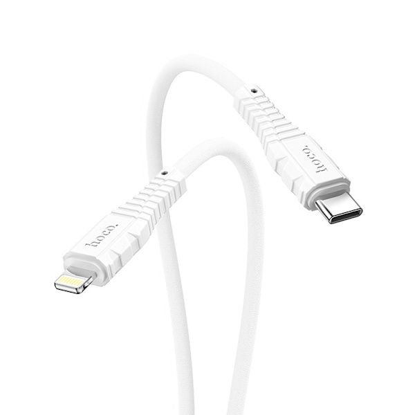 hoco. X67 PD silikonladdningsdatakabel för iPhone 20W snabbladdning ny datakabel
