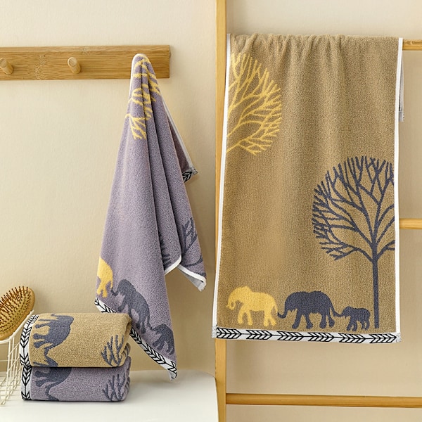 100% bomull handdukar set med snabb torkning, texturerade badhanddukar, mycket absorberande och hållbara handdukar, 4-pack