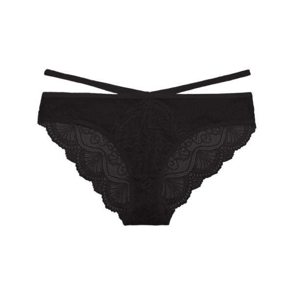 Underwear Bomulds Thongs 3 Pakke T Back G-Strings Seksuelt Blonder Åndbar Bikini Trusser Teenagere Underbukser, Sort, S