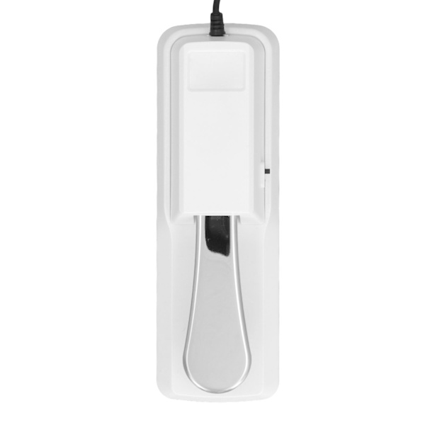 Sustain fotpedal universell keyboard fotpedal 6,35 mm kontakt pianofotpedal bryter for kontroll hvit
