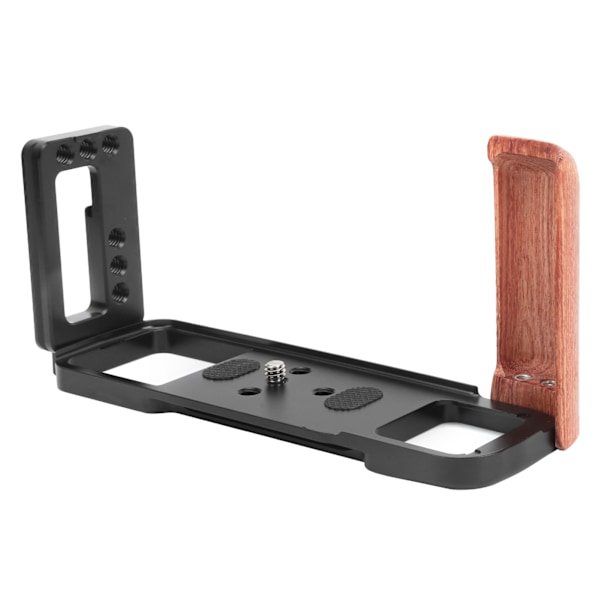 Aluminiumlegering Horisontell Vertikal Snabbkoppling L-Platta Fäste för FUJI GFX 50R