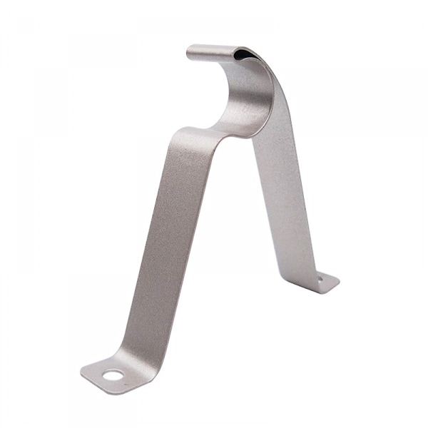 3PCS Enkla Gardinstångsfästen Aluminiumlegering Enstaka Spår Styrstångsstöd Fönsterstångshållare för Heminredning (Silver)