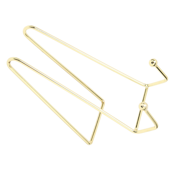 Nagelkonst Display Board Stativ Stabil Elegant Metall Multifunktion Bildram Hållare Stativ Guld