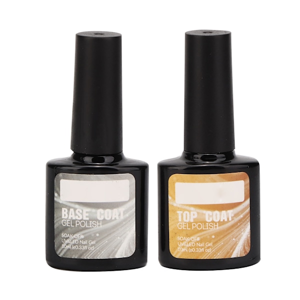 10ML UV-gelpolish baslack långvarig topplack nagelkonst set kitRBTC2-01