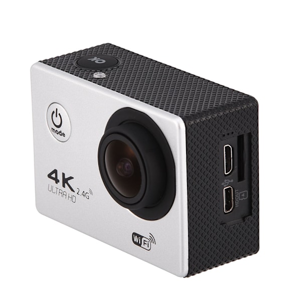 Ultra 4K HD Wifi Hög Definition 1080P Vattentät Sport Action Kamera Videokamera (Silver)