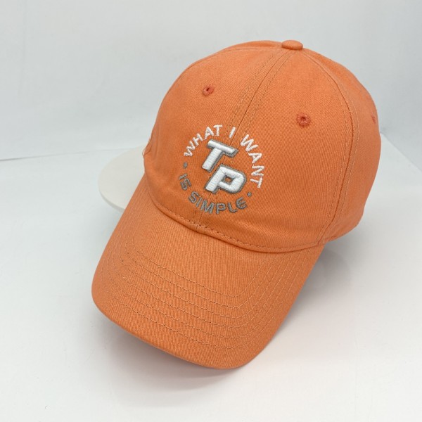 Dotpet Hat Dam Soft Top Solhatt Vår Sommar Höst Casual Wild Baseball Cap Män (Orange)