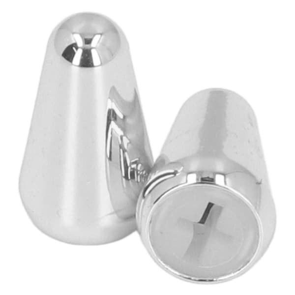 2 st gitarr pickup switch caps 3-vägs 5-vägs vippströmbrytare knopp ersättning för ST TL stil elgitarrer silver