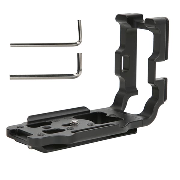 Aluminiumslegering L-formet Quick Release Plade Tilbehør til Canon 5D2 spejlreflekskamera