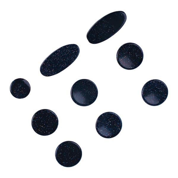 9PCS Saksofon Finger Pads Saksofon Nøkkelknapper Musikinstrument Tilbehør Flere Størrelser C356 Mørkeblå