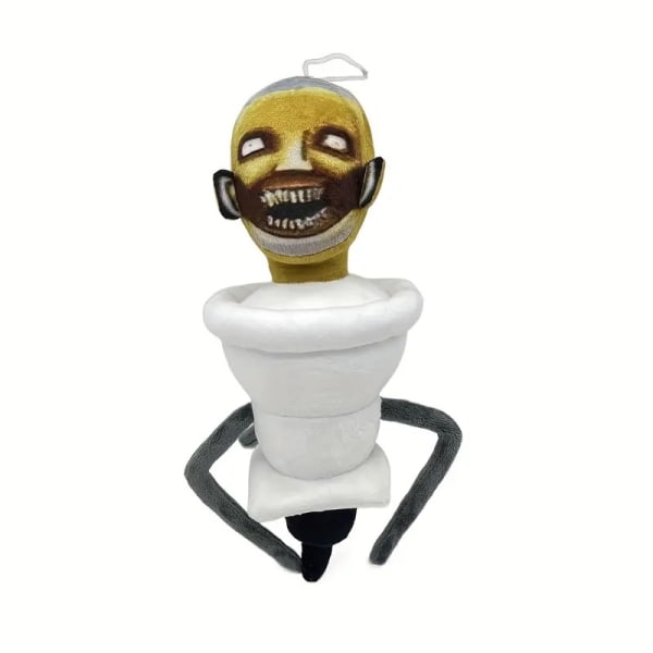 Nye toilet plysbamser, toiletmand spoof plysbamser dukker Halloween Thanksgiving julegave Parasitic Toilet Man