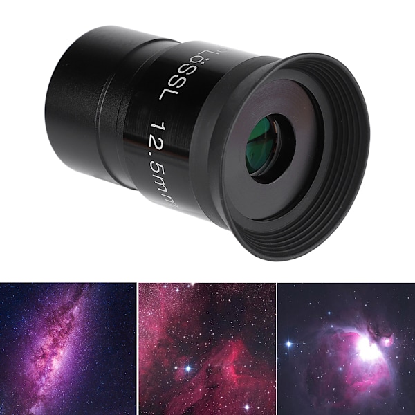 Plossl 12,5 mm långfokusokular med flerskiktsbeläggningar för astronomiskt teleskop