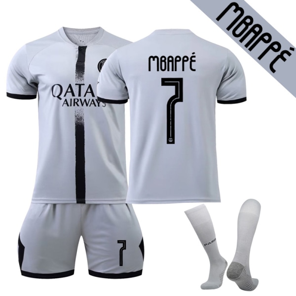 Mbappe #7 Paris Football Suit 22/23 Champions League Edition Kids 20
