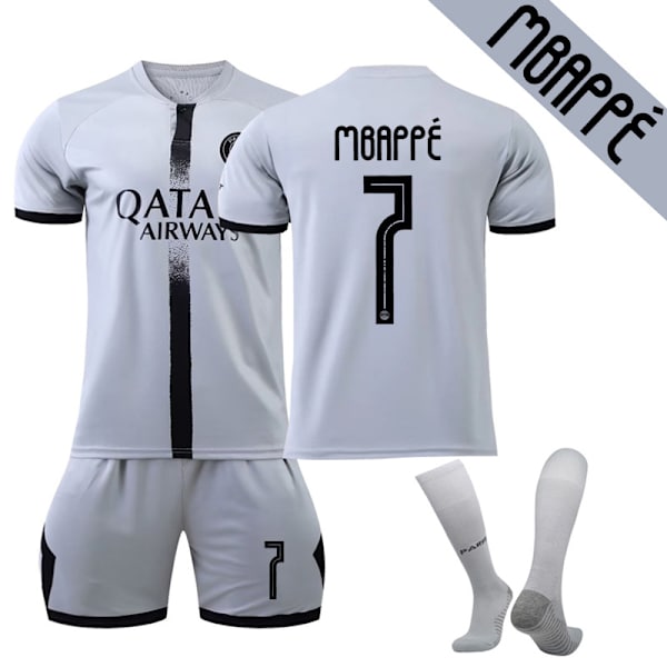 Mbappe #7 Paris Football Suit 22/23 Champions League Edition Kids 20