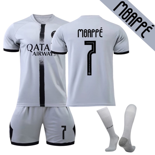 Mbappe #7 Paris Football Suit 22/23 Champions League Edition Kids 28