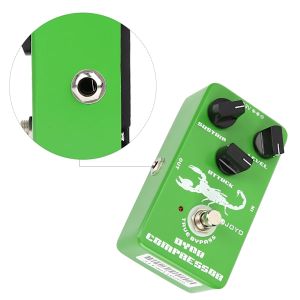 Blasting Compression Analog Simulation Elektrisk Gitar Effekt Enhet Pedal Bærbar